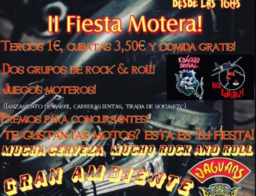 II Fiesta Motera! – Jaguars MC Toledo – 10 de Agosto 2019